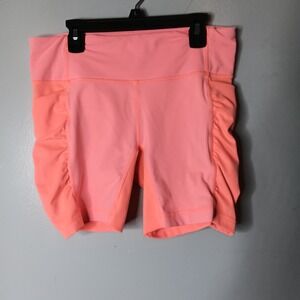 Lululemon Speed Track Short Womens Sz 8 Grapefruit Pink Pockets Athletic Stretch